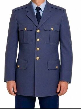 Vintage 1968 US Air Force Dress Blue Uniform Jacket - Vietnam Era